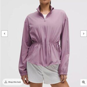 Lavender Lux UV-Protective Cinch-Waist Running Jacket (xs)